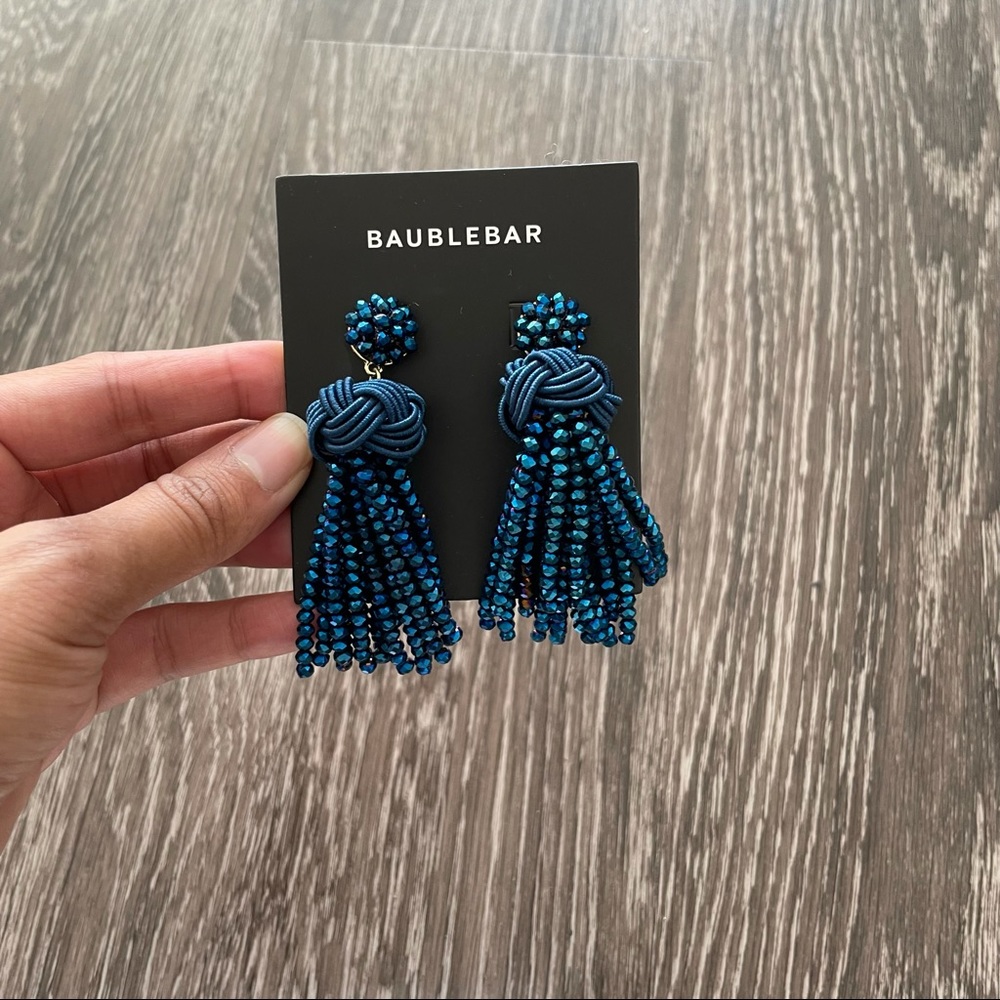 BaubleBar Granita Beaded Tassel Earrings